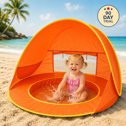 SplashBub™ Baby Beach Tent with Built-In Pool