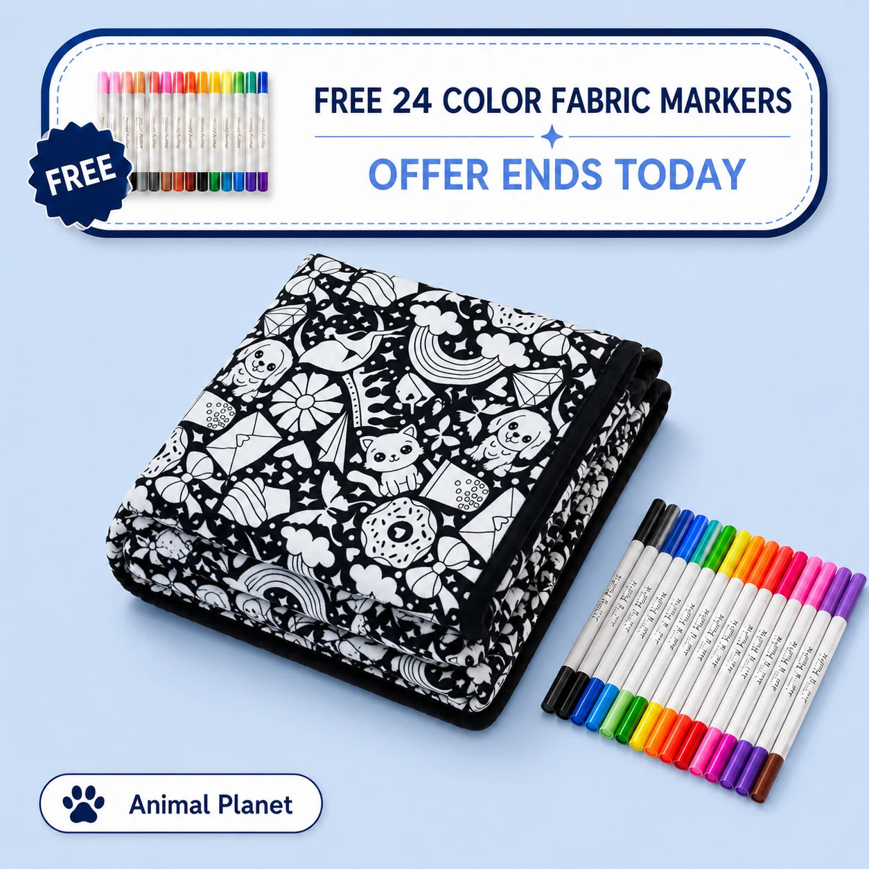 Color Your Own Cozy Blanket