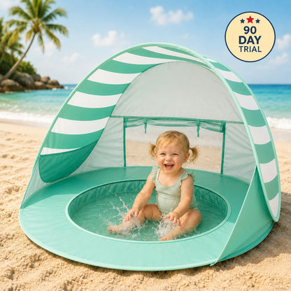 SplashBub™ Baby Beach Tent with Built-In Pool