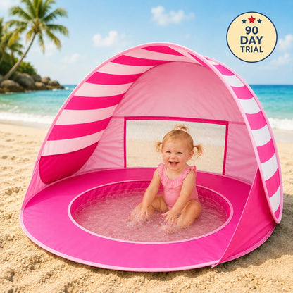 SplashBub™ Baby Beach Tent with Built-In Pool
