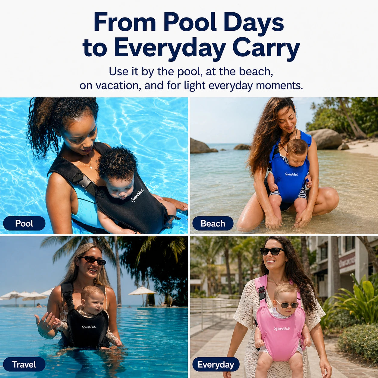 SplashBub™ Water & Land Baby Carrier