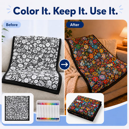 Color Your Own Cozy Blanket