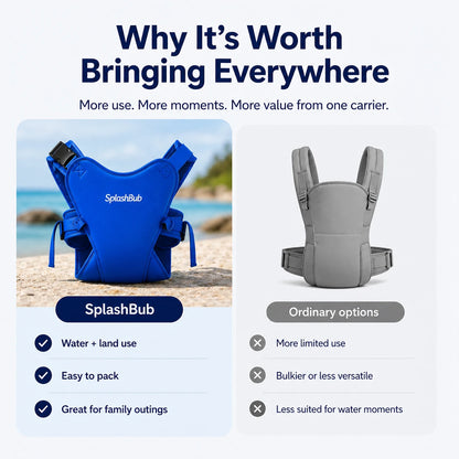 SplashBub™ Water & Land Baby Carrier