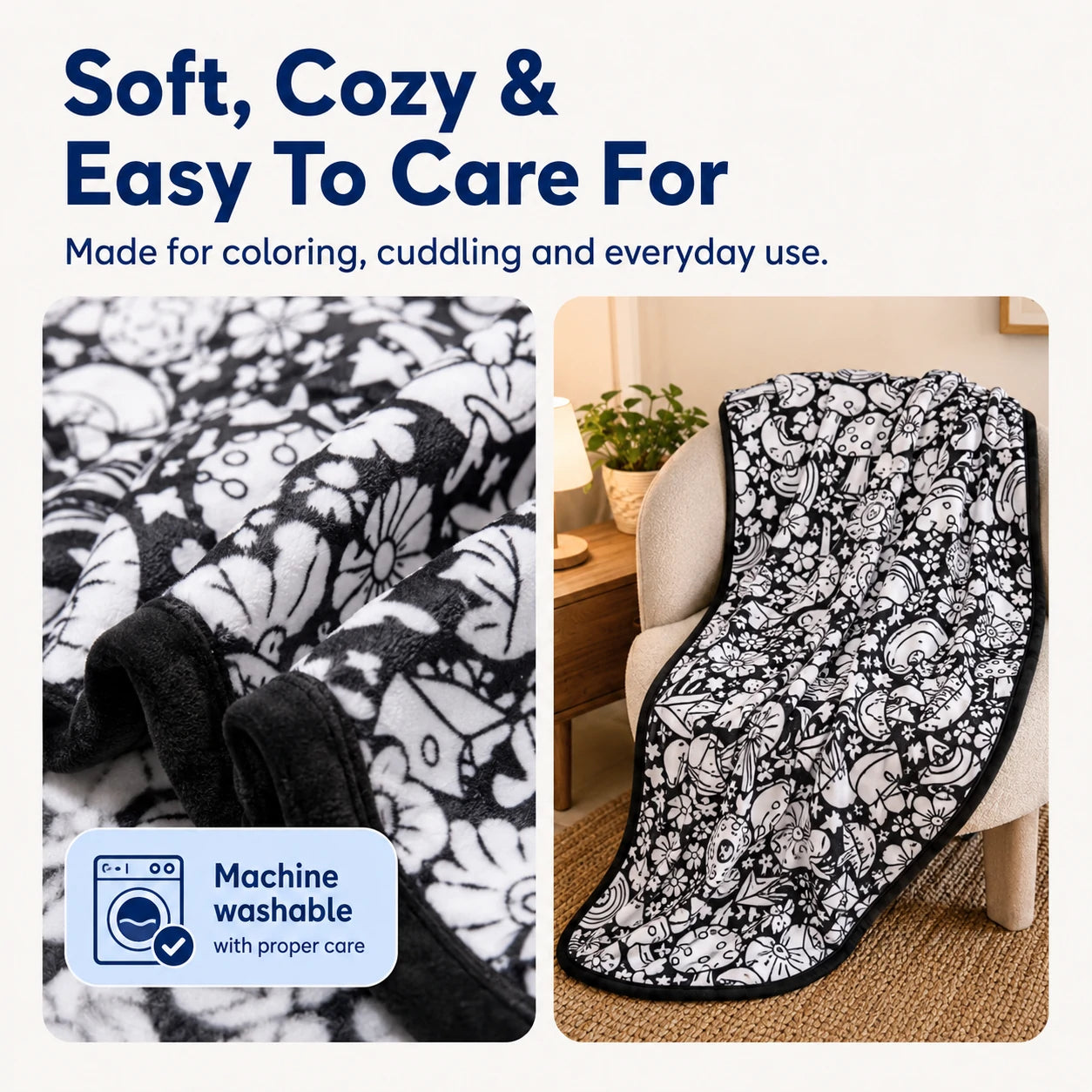 Color Your Own Cozy Blanket