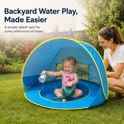 SplashBub™ Baby Beach Tent with Built-In Pool